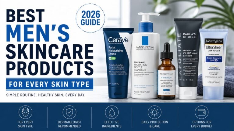 Best Men’s Skincare Products for Every Skin Type