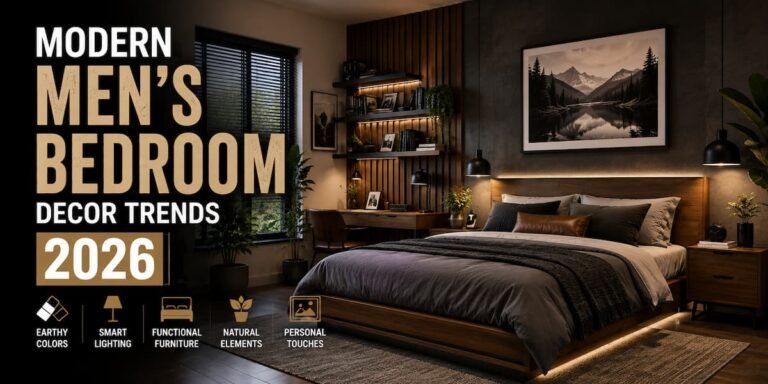 Men’s Bedroom Decor Trends That Are Dominating 2026
